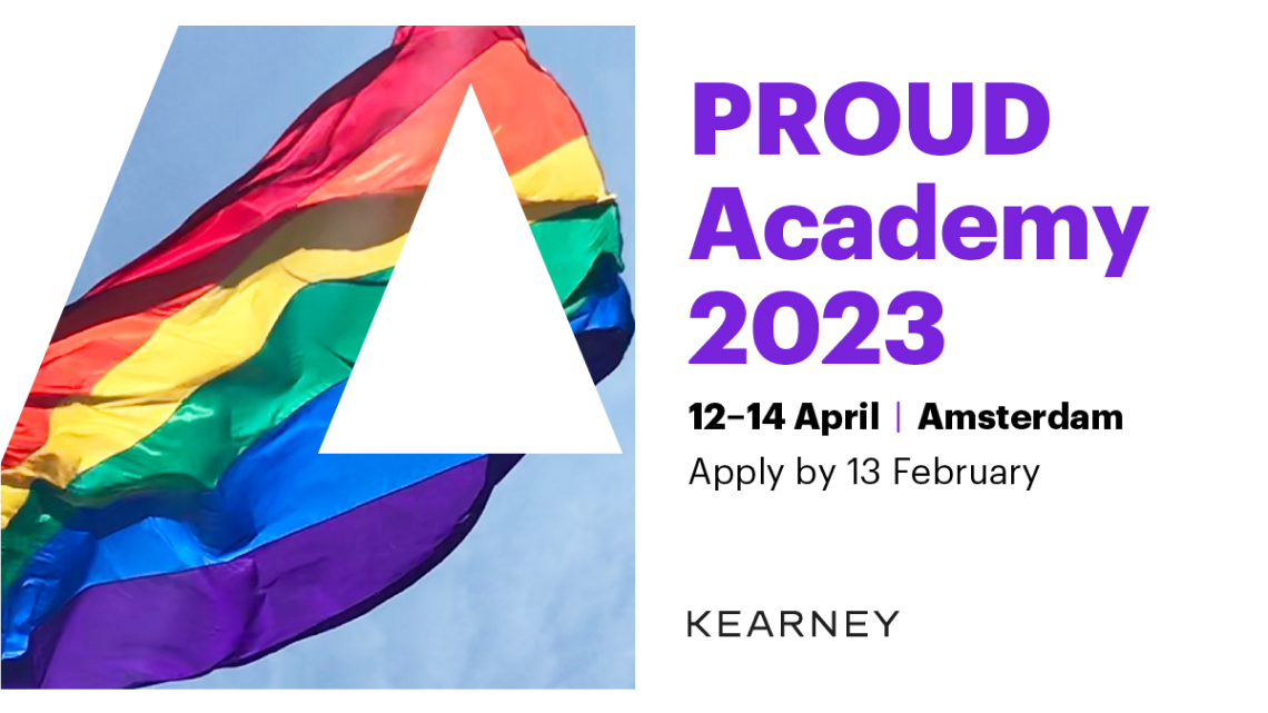 Kearney's EMEA Proud Academy in Amsterdam: 12-14th April